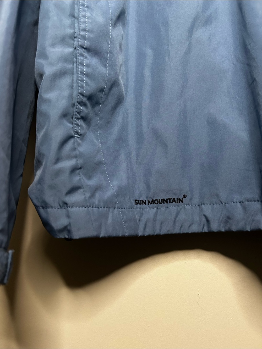 Sun Mountain Medalist Golf Club Hobe Sound Quarter Zip Windbreaker Jacket Blue M - Picture 3 of 13